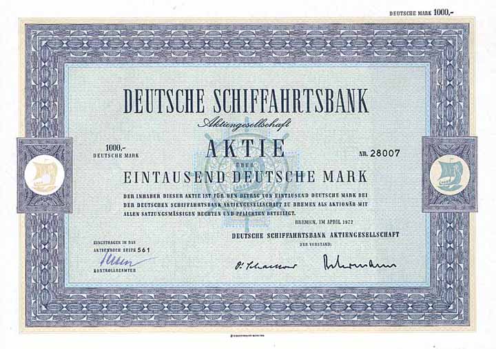 Deutsche Schiffahrtsbank AG