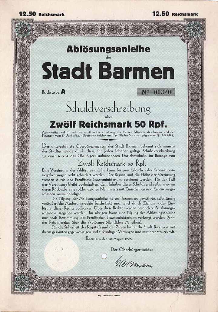 Stadt Barmen