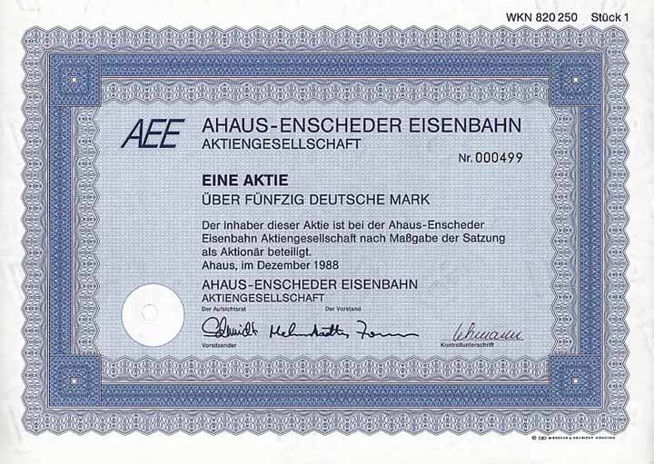 Ahaus-Enscheder Eisenbahn AG