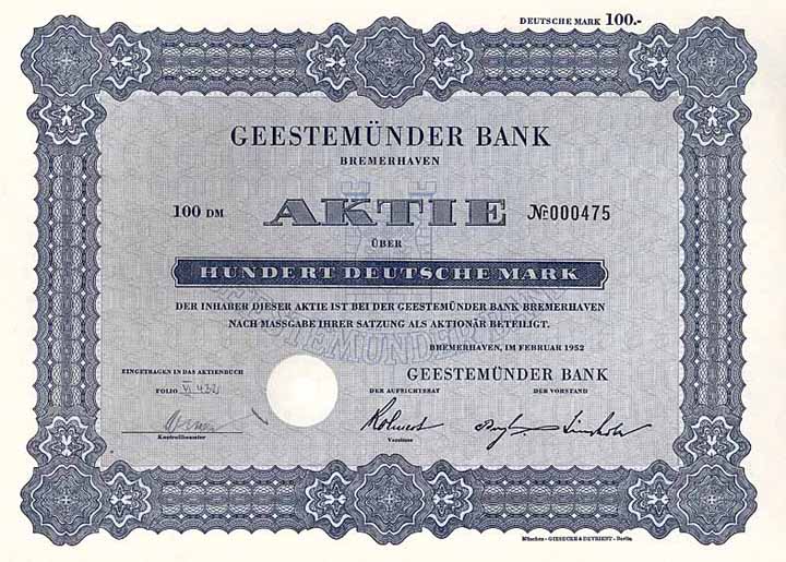 Geestemünder Bank