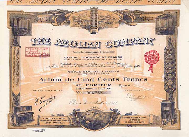 The Aeolian Company S.A.