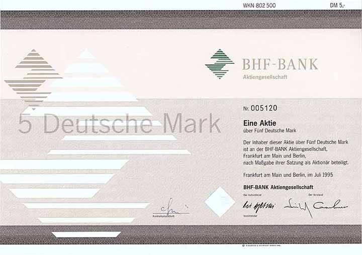 BHF-Bank AG