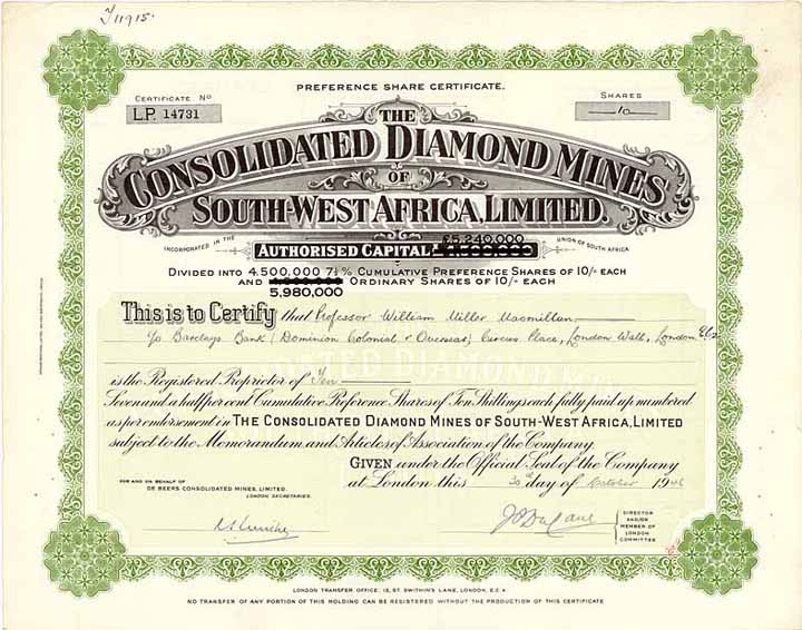 Consolidated Diamond Mines of South-West Africa Ltd.