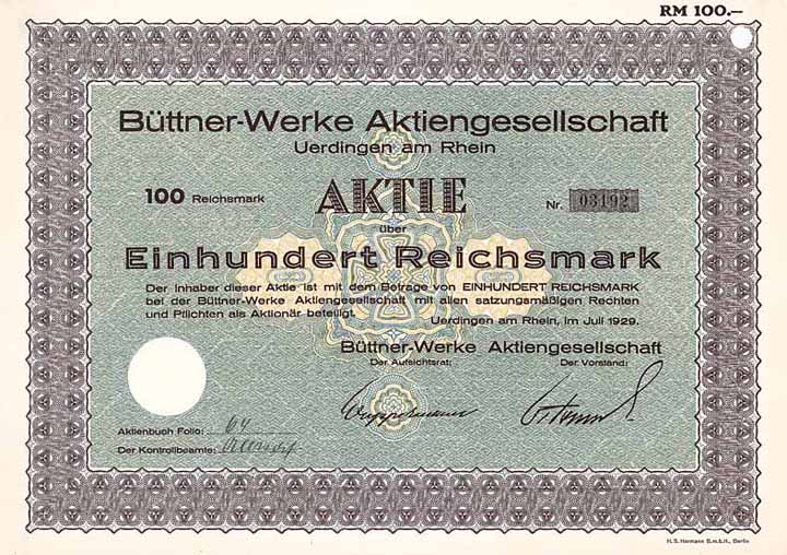 Büttner-Werke AG