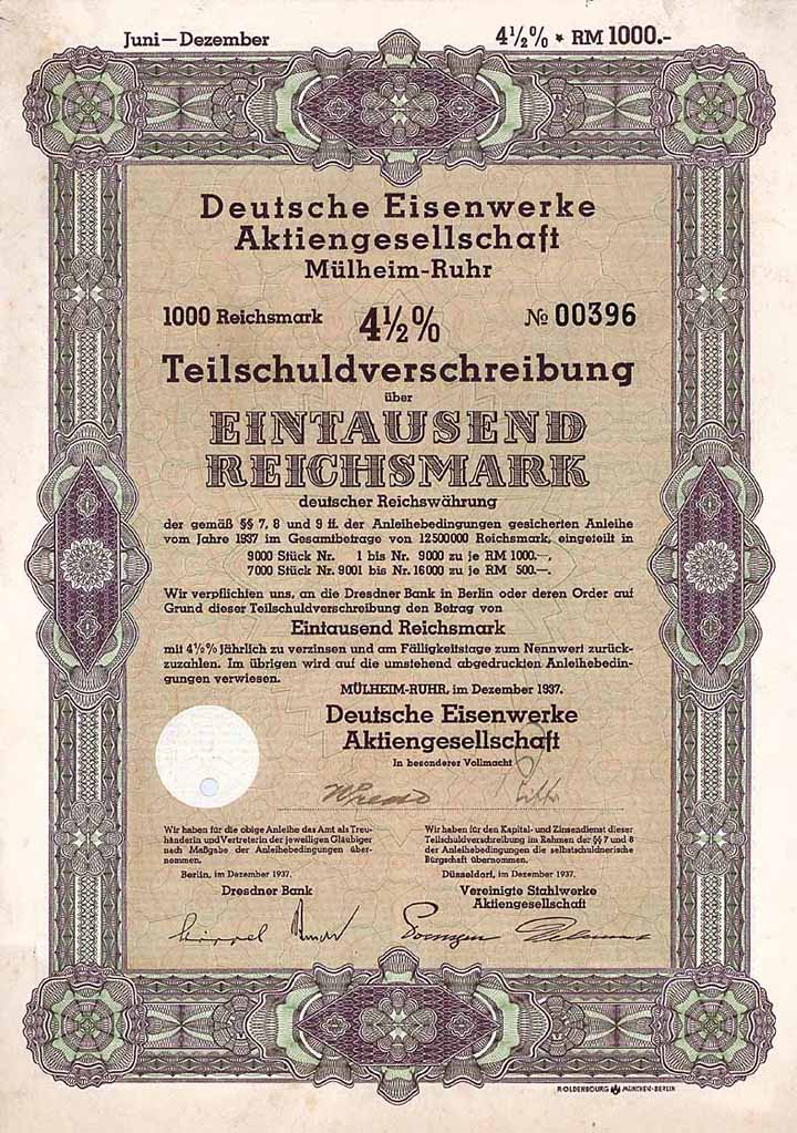 Deutsche Eisenwerke AG