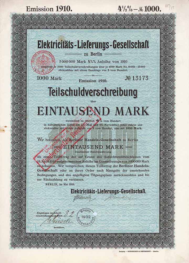 Elektricitäts-Lieferungs-Gesellschaft