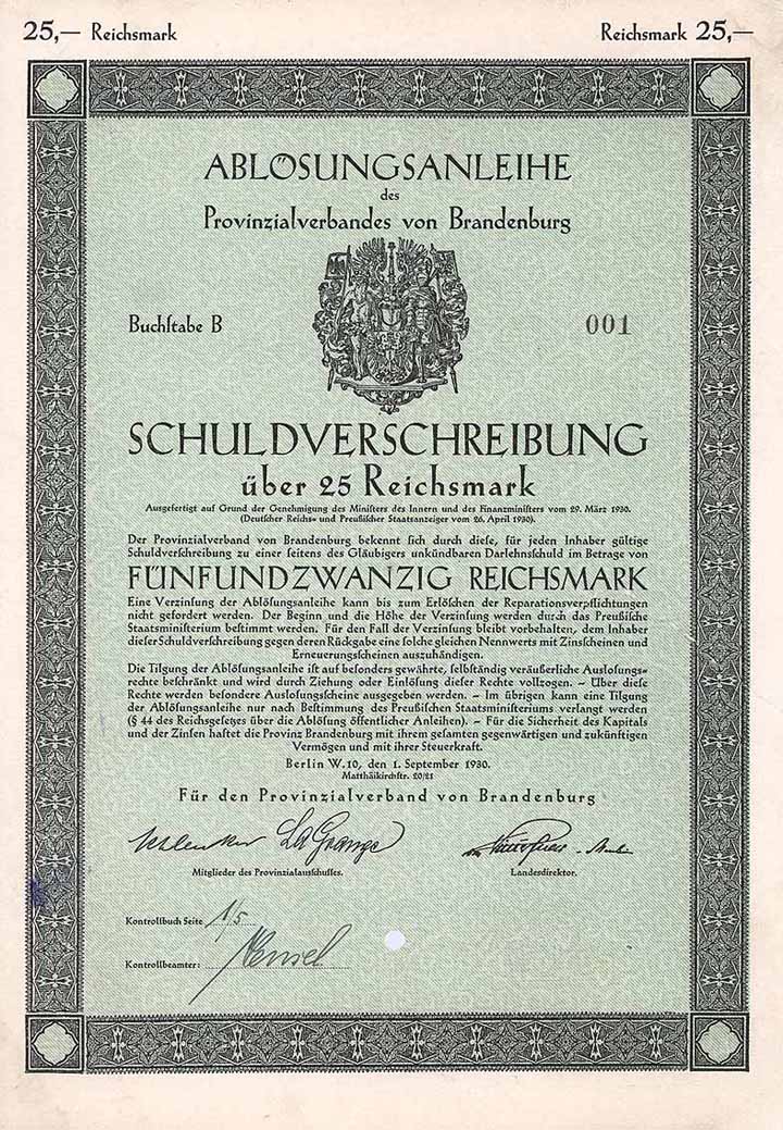 Provinzialverband der Provinz Brandenburg