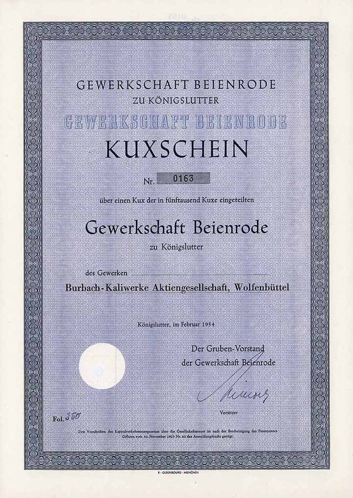 Gewerkschaft Beienrode