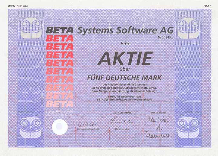 BETA Systems Software AG