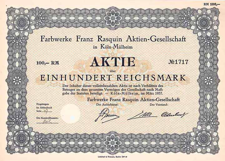 Farbwerke Franz Rasquin AG