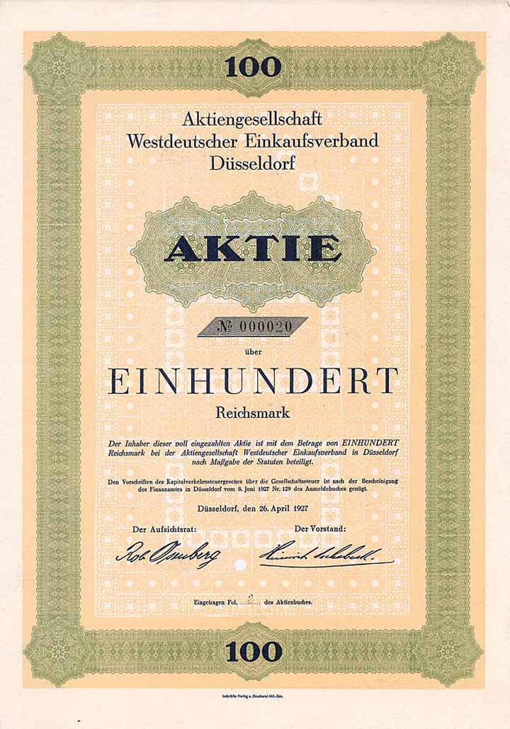 AG Westdeutscher Einkaufsverband