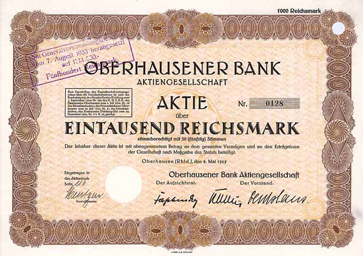 Oberhausener Bank AG