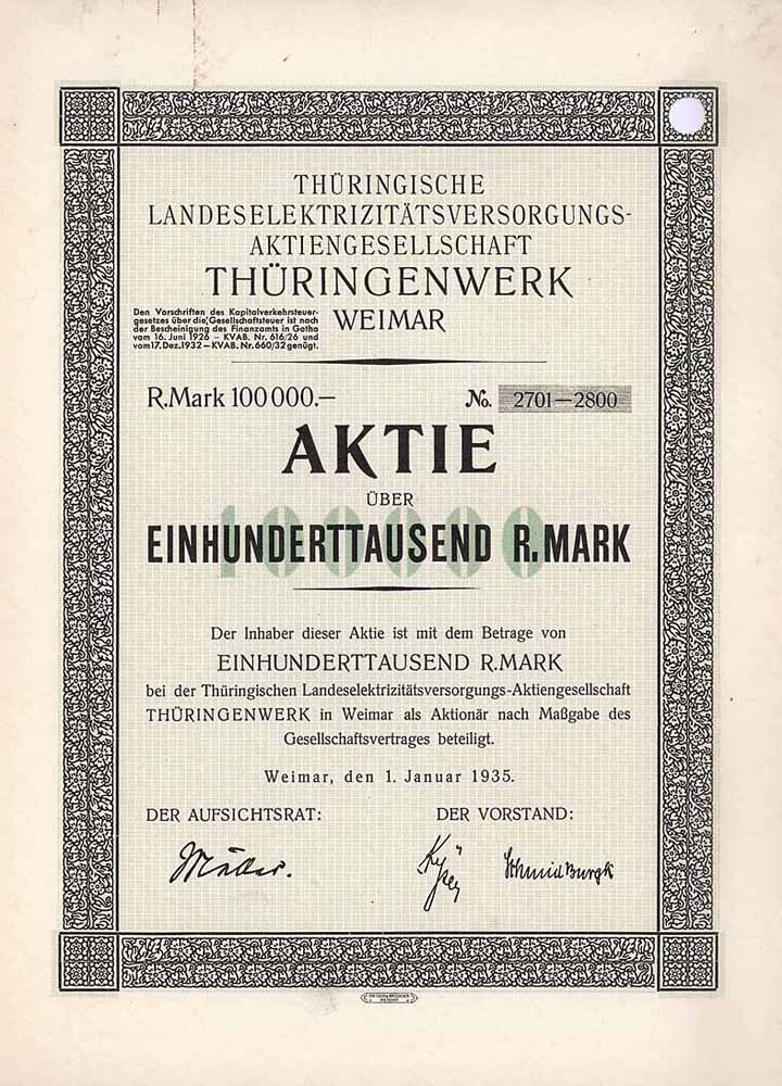 Thüringische Landeselektrizitätsversorgungs-AG Thüringenwerk