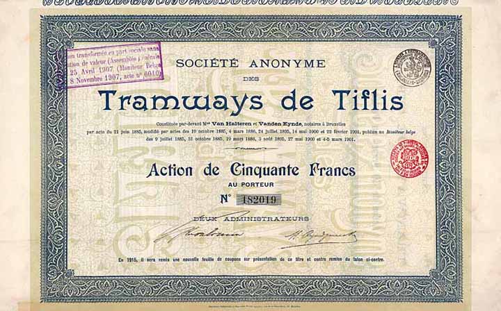 S.A. des Tramways de Tiflis