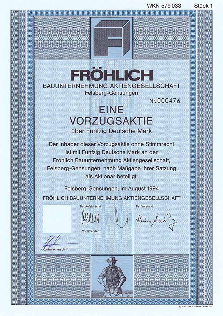 Fröhlich Bauunternehmung AG