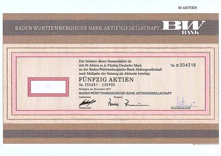 Baden-Württembergische Bank AG