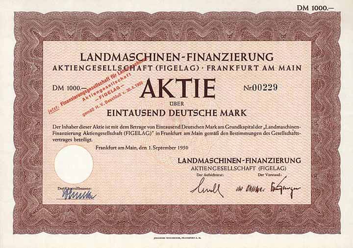 Landmaschinen-Finanzierung AG (FIGELAG)