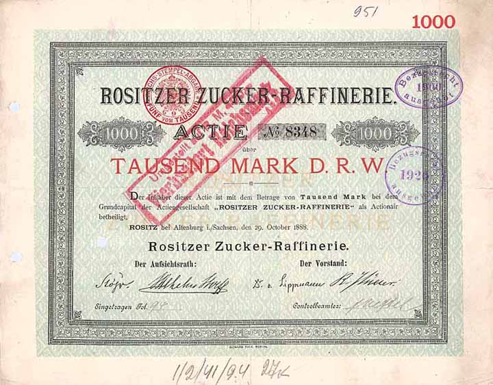 Rositzer Zucker-Raffinerie