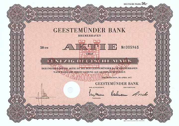 Geestemünder Bank