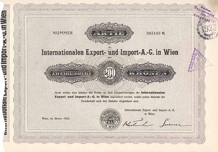 Internationale Export- und Import-AG