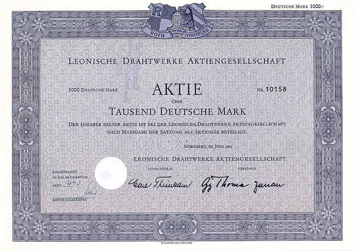 Leonische Drahtwerke AG