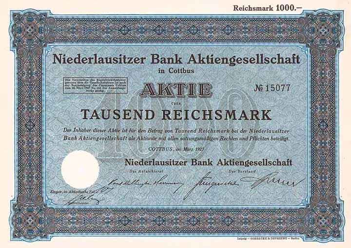 Niederlausitzer Bank AG