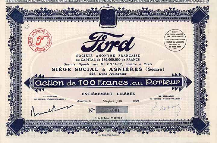 Ford S.A. Francaise