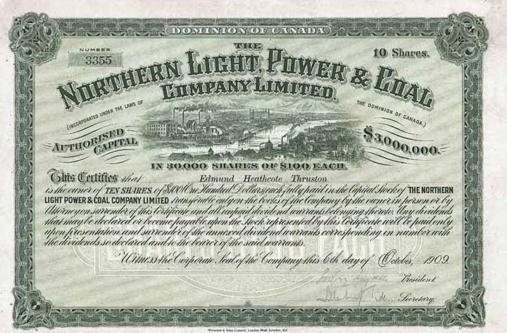 Northern Light, Power & Coal Co.