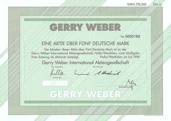 Gerry Weber International AG