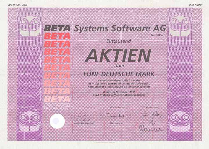 BETA Systems Software AG