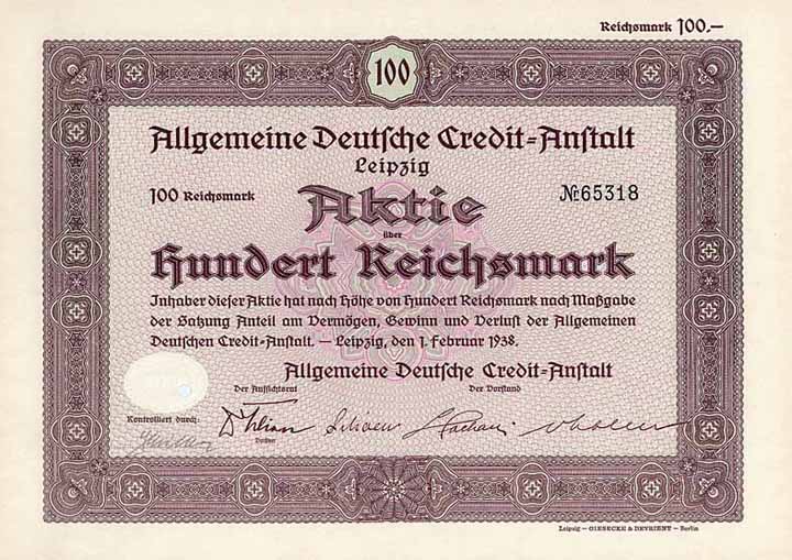 Allgemeine Deutsche Credit-Anstalt