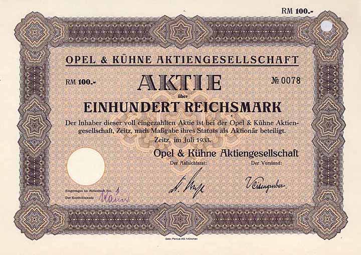 Opel & Kühne AG