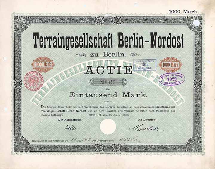 Terraingesellschaft Berlin-Nordost