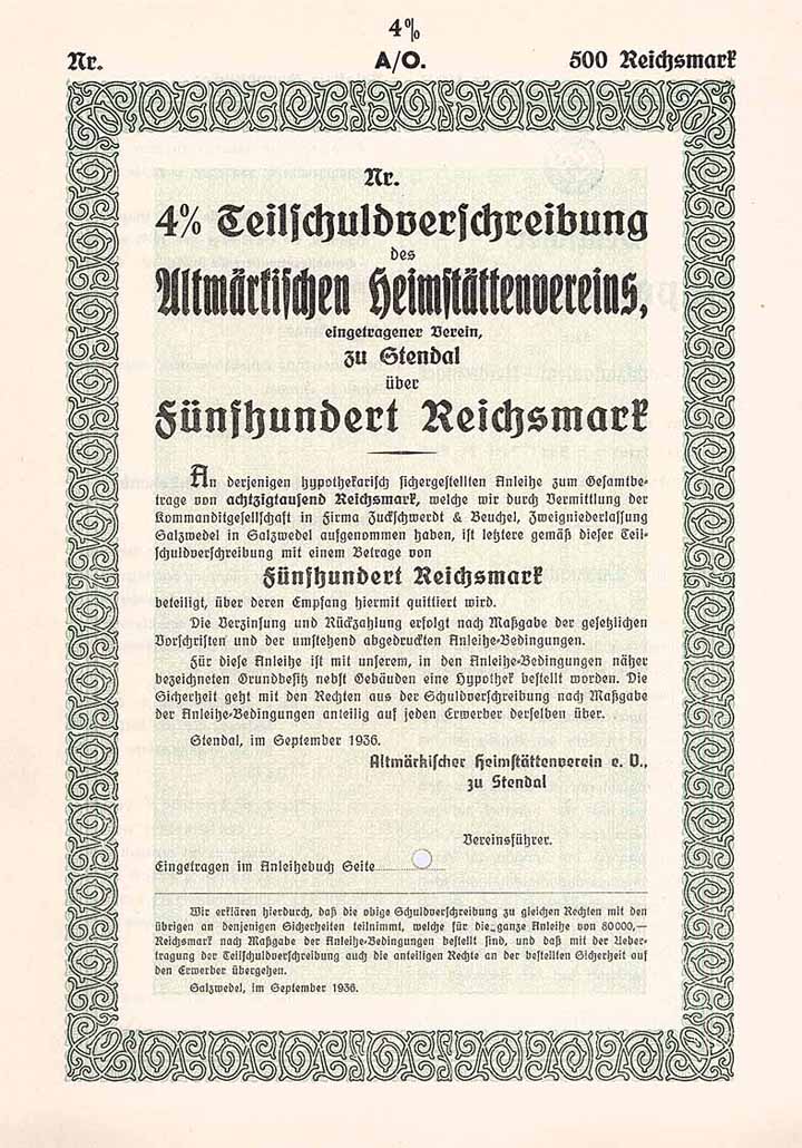 Altmärkischer Heimstättenverein e.V. (Blankette)