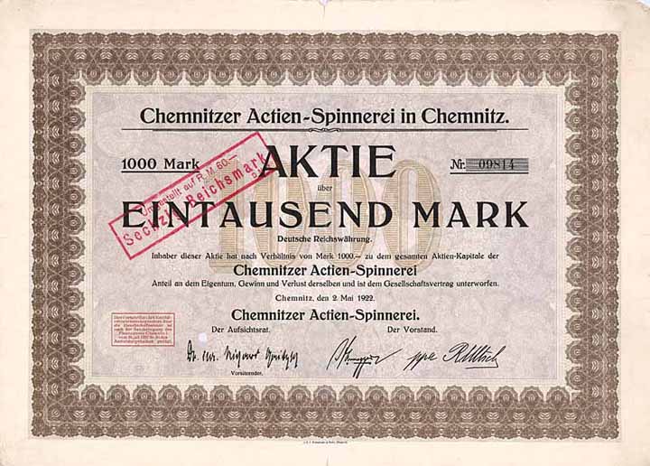 Chemnitzer Actien-Spinnerei