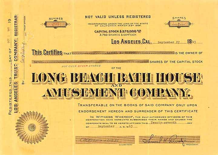 Long Beach Bath House and Amusement Co.