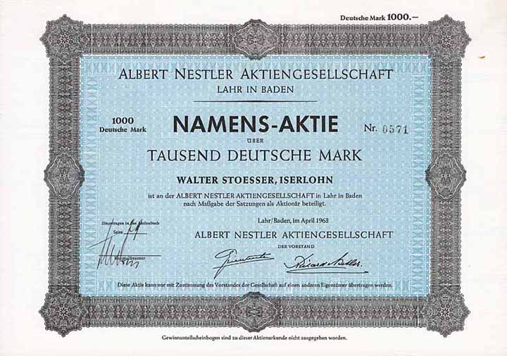 Albert Nestler AG