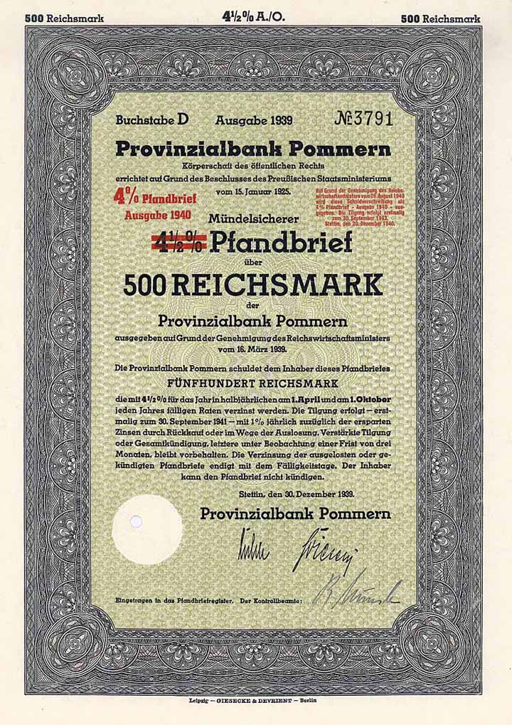 Provinzialbank Pommern