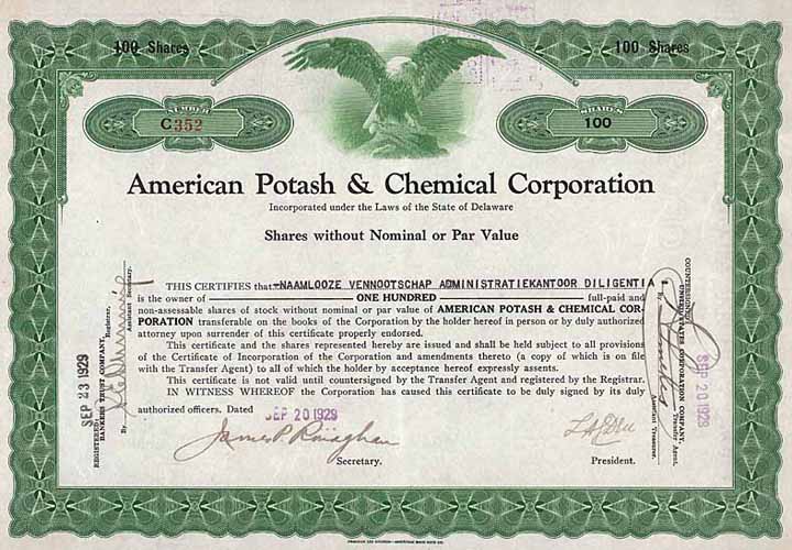 American Potash & Chemical Corp.