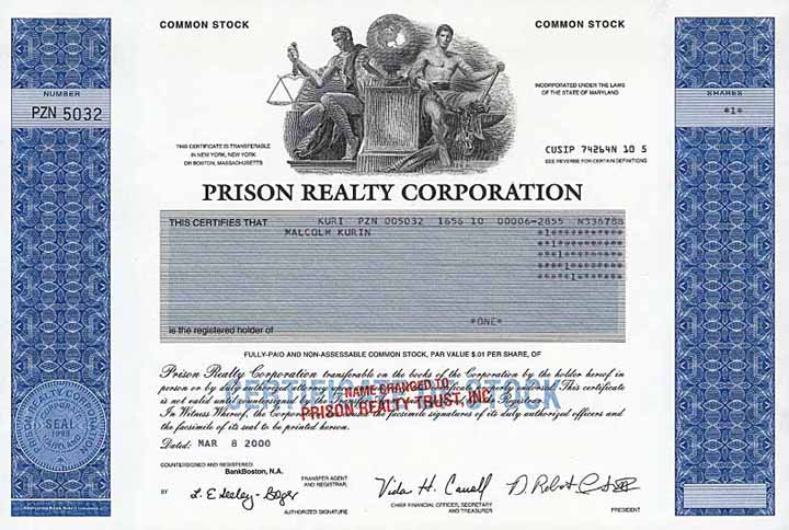 Prison Realty Corp.