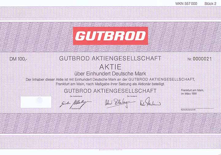 GUTBROD AG