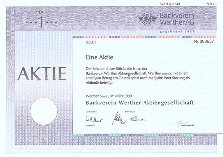 Bankverein Werther AG