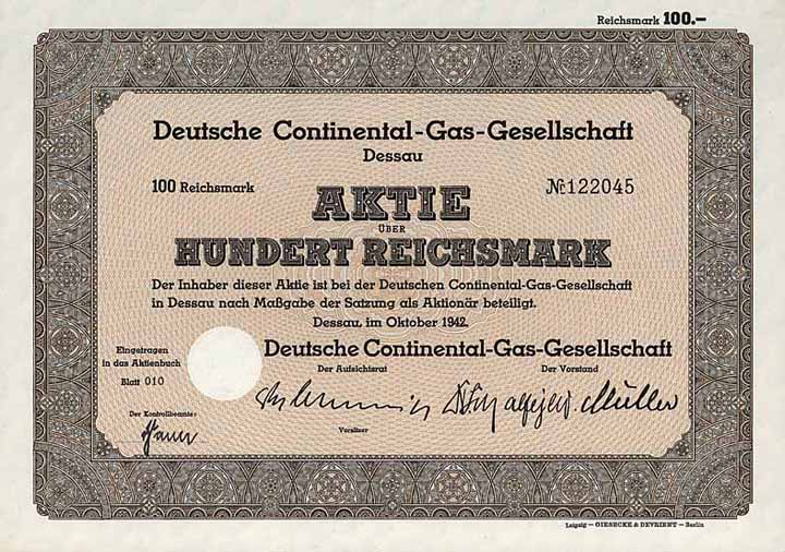 Deutsche Continental-Gas-Gesellschaft