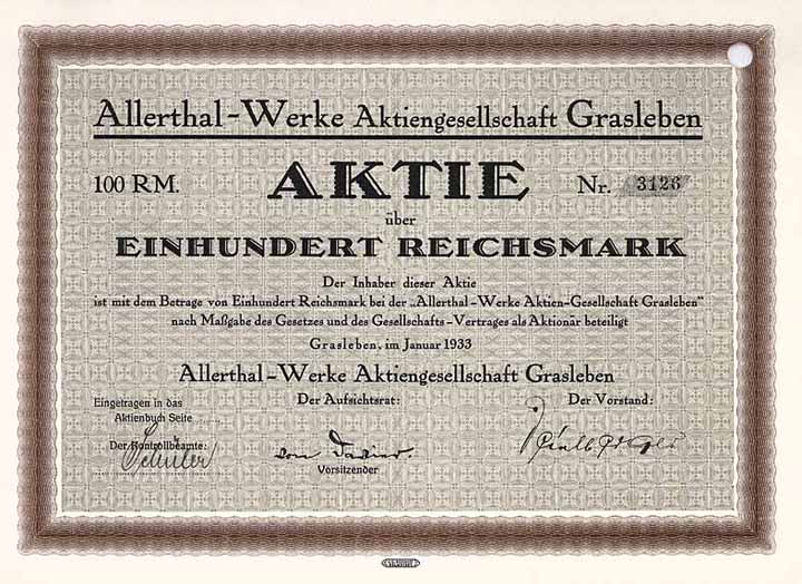 Allerthal-Werke AG