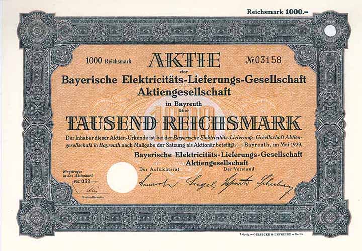 Bayerische Elektricitäts-Lieferungs-Gesellschaft AG