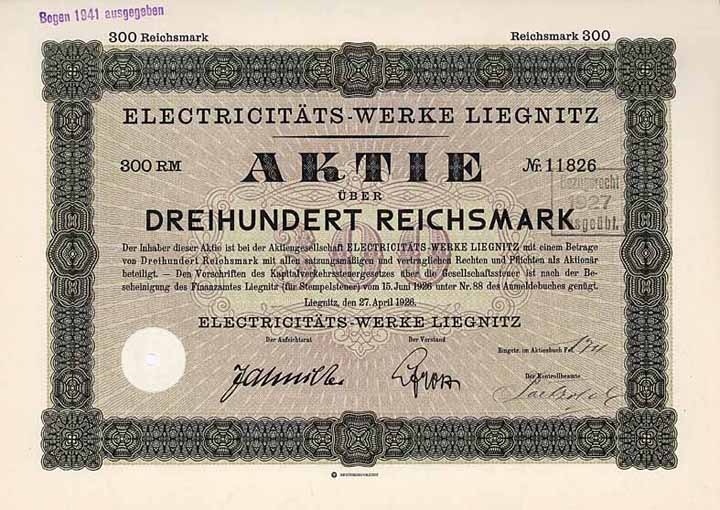 Electricitäts-Werke Liegnitz