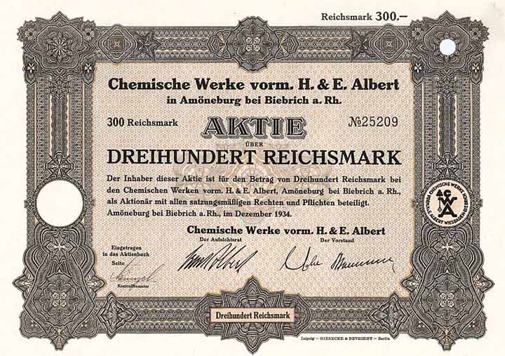 Chemische Werke vorm. H. & E. Albert