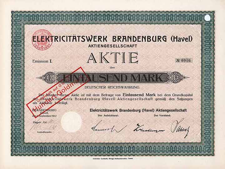 Elektricitätswerk Brandenburg (Havel) AG