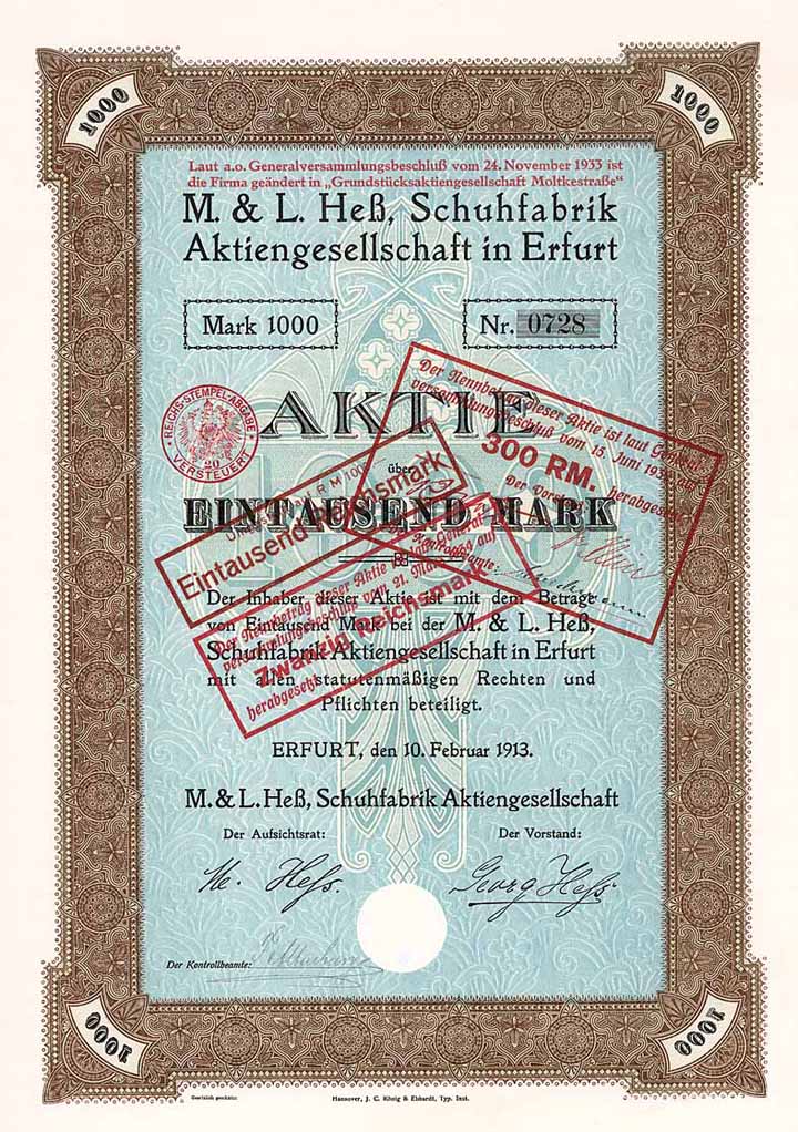 M. & L. Heß Schuhfabrik AG