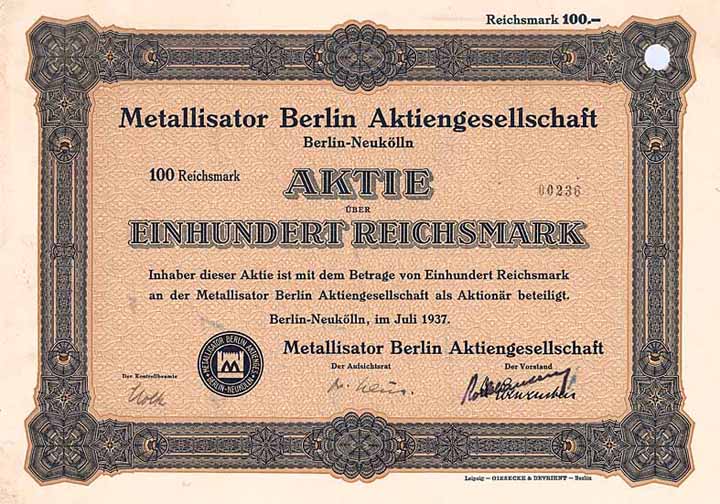 Metallisator Berlin AG